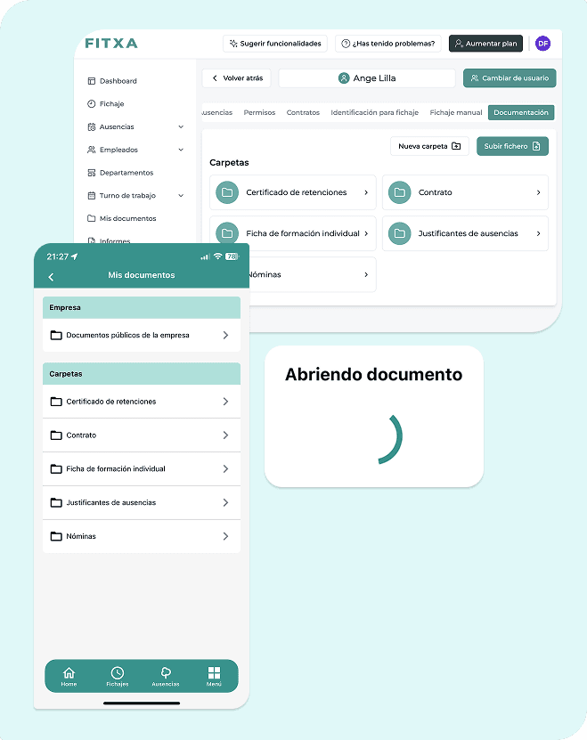 Gestión de documentación de los empleados