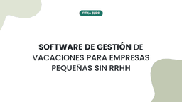 Imagen de Software de gestión de vacaciones para empresas pequeñas sin RRHH